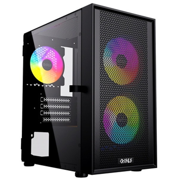 Cronus THEIA AIRFLOW Case Gaming Black Micro Tower 1 X Usb 3.0 / 2 X Usb 2.0 Tem THEIA AIRFLOW