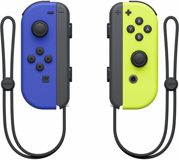 Nintendo Joy-Con Pair Neon Yellow And Neon Blue Gaming Controllers 10002887