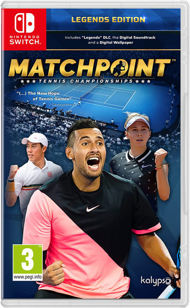 Matchpoint Tennis Championships Legends Edition Nintendo Switch Game
