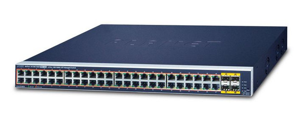 Planet GS-4210-48P4S IPv6/IPv4. 48-Port Managed GS-4210-48P4S