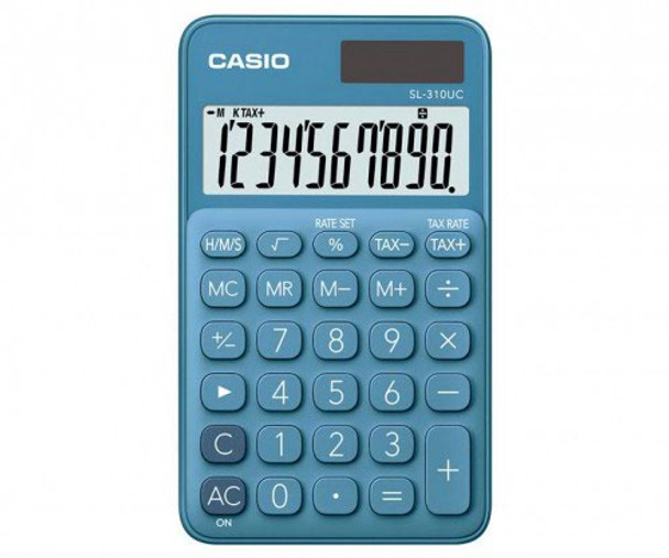 Casio Sl-310 Pocket Calculator Blue SL-310UC-BU-W-EC SL-310UC-BU-W-EC