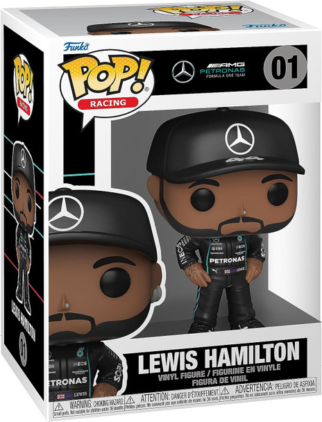 Funko POP! Vinyl Racing Formula 1 F1 Mercedes-Benz Lewis Hamilton 62220