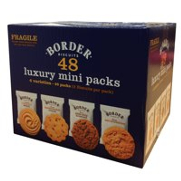 Border Biscuits Luxury Mini Twin Pack Assorted Biscuits Pack 48 NWT542