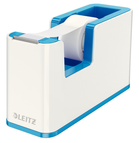 Leitz Wow Dual Colour Tape Dispenser for 19Mm Tapes White/Blue 53641036 53641036