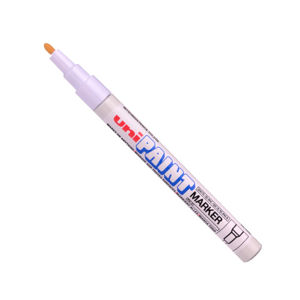 Uni Px-21 Paint Marker Fine Bullet Tip 1.2Mm Line White Pack 12 558601000