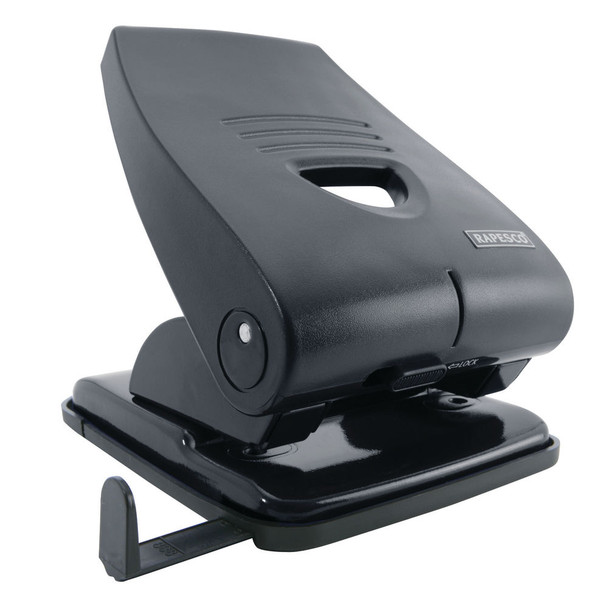 Rapesco 835-P Heavy Duty Two-Hole Punch Black PF835PB2 HT02801