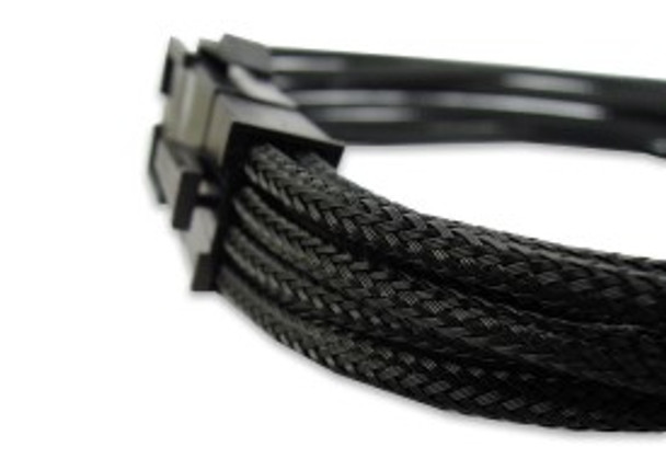 Gelid Black Braided 6+2-pin PCIe Extension Cable GEL-CA-8P-PCIE-BLACK