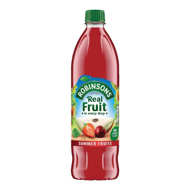 Robinsons No Added Sugar Summer Fruits Squash 1 Litre 206937 BRT03015