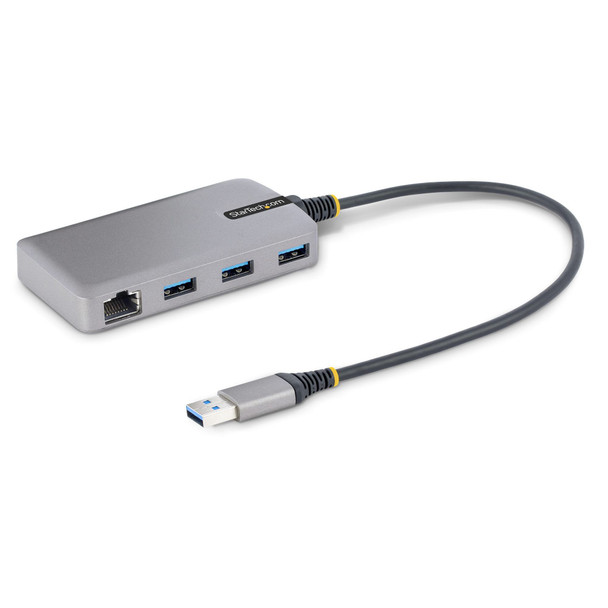 Startech.Com 3-Port Usb Hub With Ethernet - 3X Usb-A Ports - Gigabit Ethernet Rj 5G3AGBB-USB-A-HUB