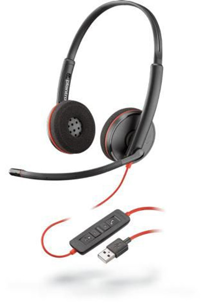Plantronics 209745-104 Blackwire C3220 USB A Headset 209745-104