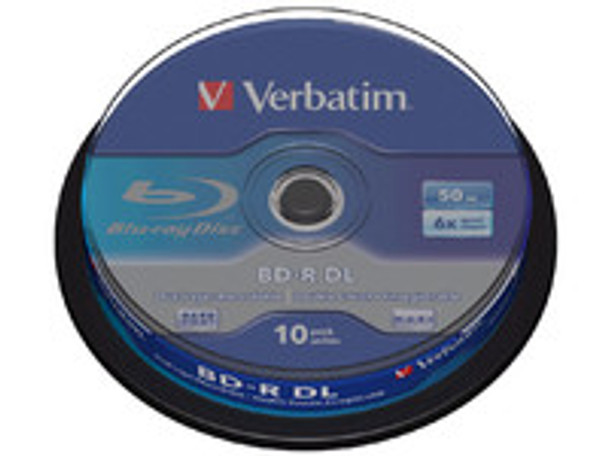 Verbatim 43746 BD-R DL 50GB 6X 10 pack 43746