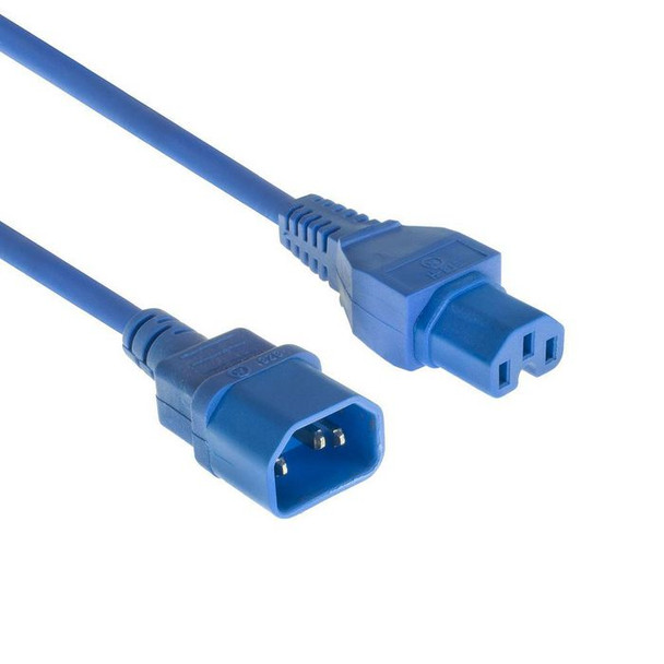 MicroConnect PE1415B18 Blue power cable C14F to PE1415B18