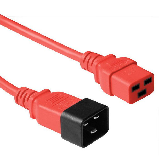 MicroConnect PE2019R09 Red power cable C20-F to PE2019R09