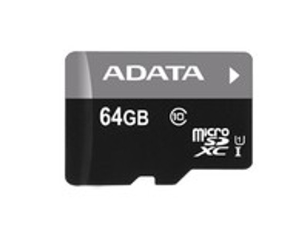 ADATA AUSDX64GUICL10-RA1 64GB MicroSDHC CLASS10 AUSDX64GUICL10-RA1