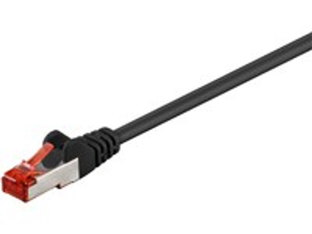 MicroConnect B-FTP6005S F/UTP CAT6 0.5m Black PVC B-FTP6005S