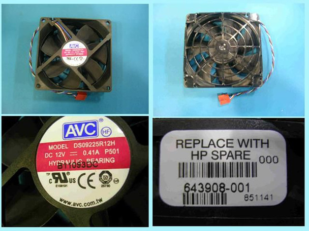 HP 643908-001-RFB Chassis fan assembly 643908-001-RFB