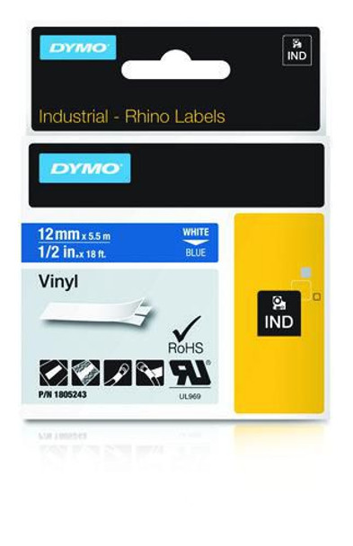 DYMO DYM1805243 Ind Vinyl Labels DYM1805243