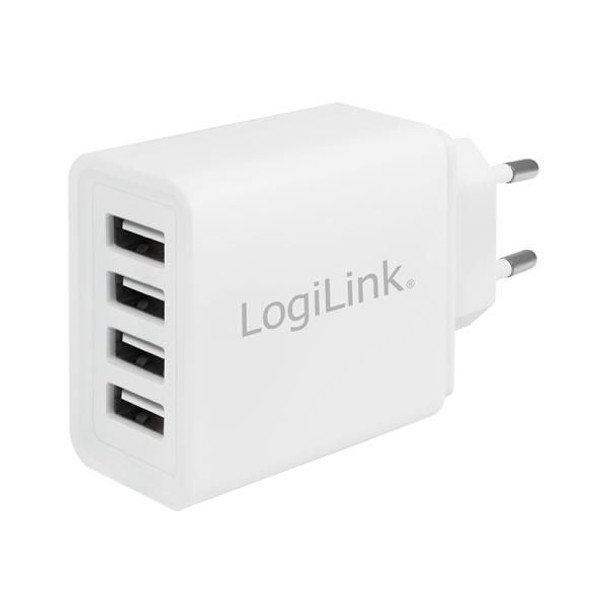 LogiLink PA0211W Mobile Device Charger White PA0211W