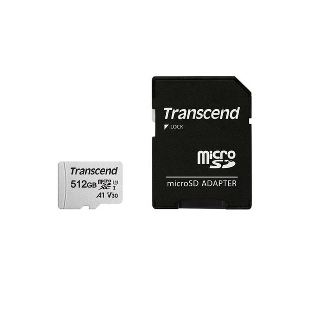 Transcend TS512GUSD300S-A Microsd Card Sdxc 300S 512Gb TS512GUSD300S-A