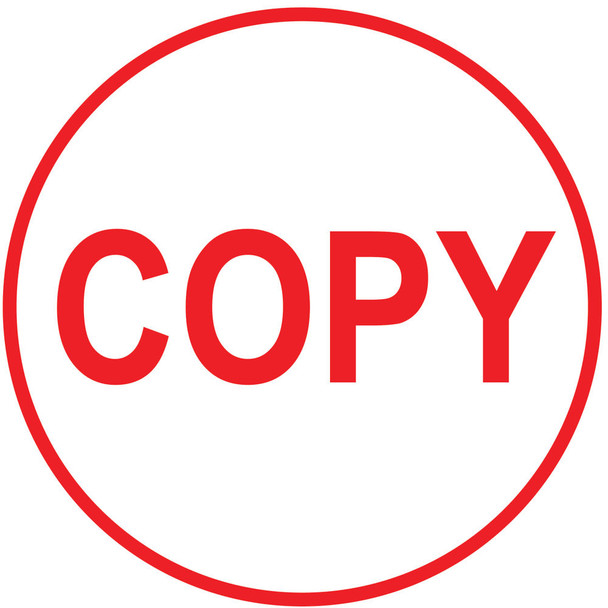 COLOP EOS R17 COPY Pre-Inked Circular Stamp C109531COP EM00835