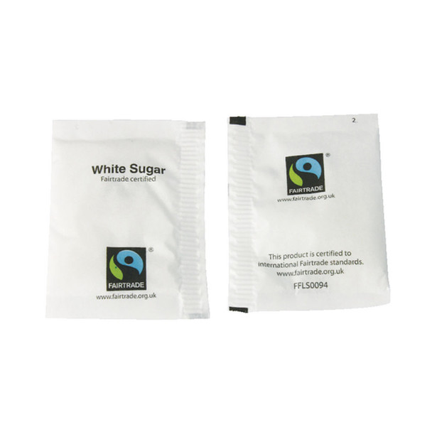 Fairtrade White Sugar Sachets Pack of 1000 A02620 SNG01038