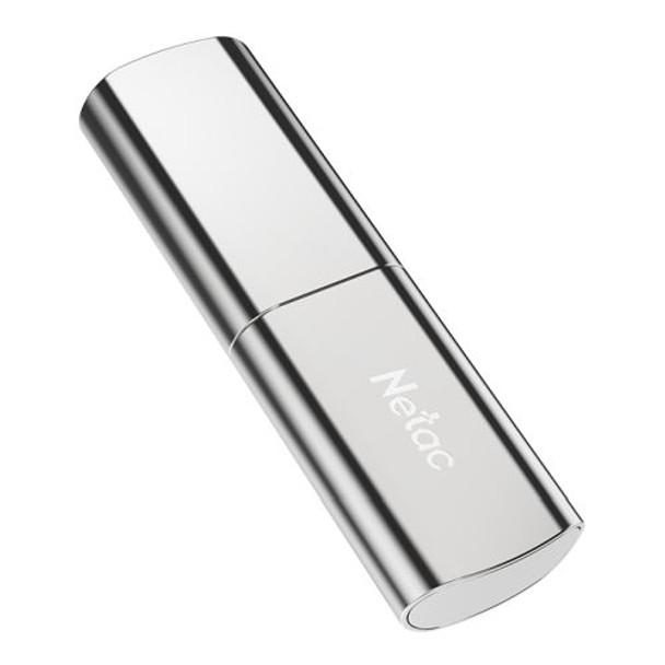 Netac 256Gb Usb 3.2 Gen2 Memory Pen Us2 Zinc Alloy Casing Cap R/W 550/500 Mb/S NT03US2N-256G-32SL