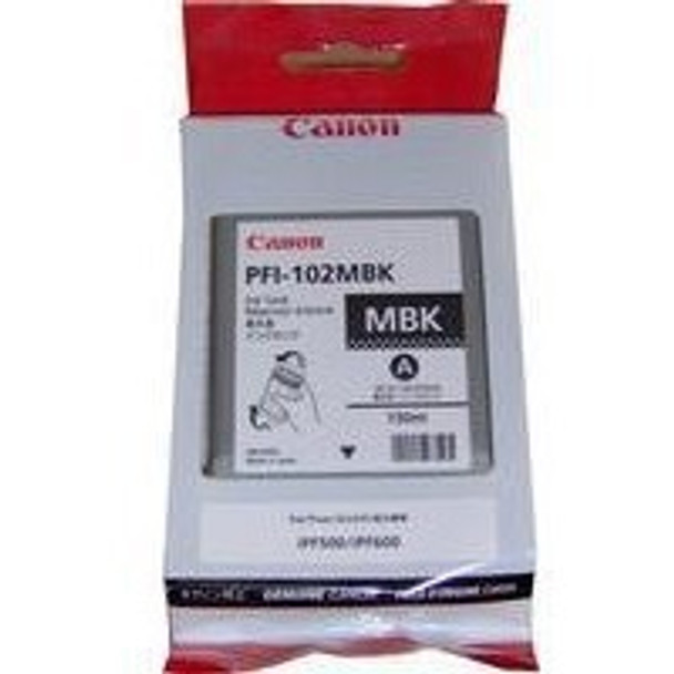 Canon Pfi102bk Black Standard Capacity Ink Cartridge 130Ml - 0895B001 0895B001