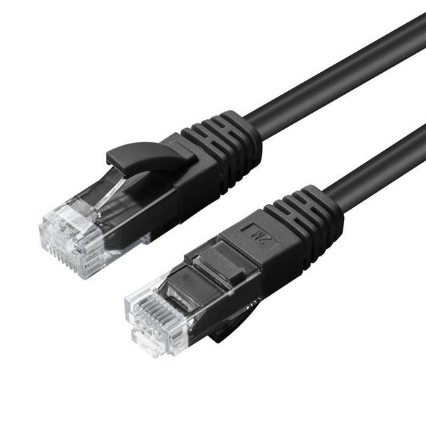 MicroConnect MC-UTP6A20S CAT6A UTP 20m Black LSZH MC-UTP6A20S