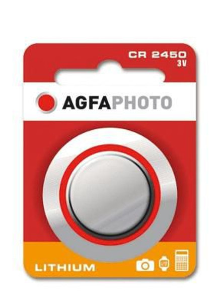 AgfaPhoto 70117 Cr2450 Single-Use Battery 70117