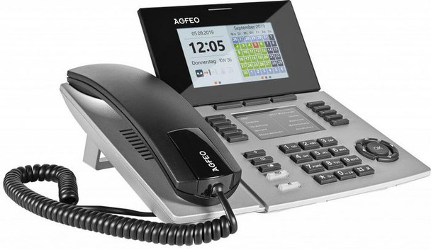 AGFEO 6101632 St 56 Ip Phone Silver Lcd 6101632