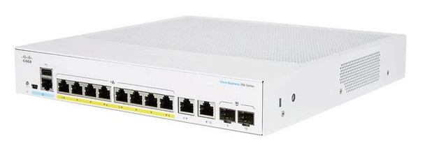 Cisco CBS250-8PP-E-2G-EU Network Switch Managed L2/L3 CBS250-8PP-E-2G-EU
