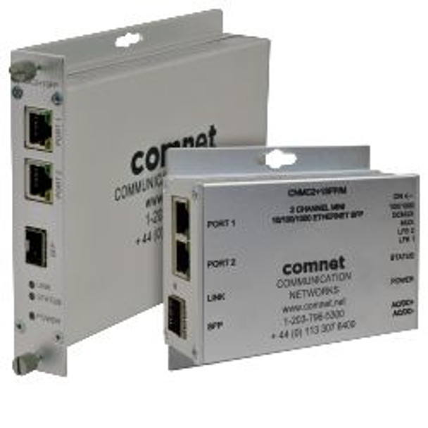 ComNet CNMC2+1SFP 2 Ch Media Converter. 100Mbps CNMC2+1SFP
