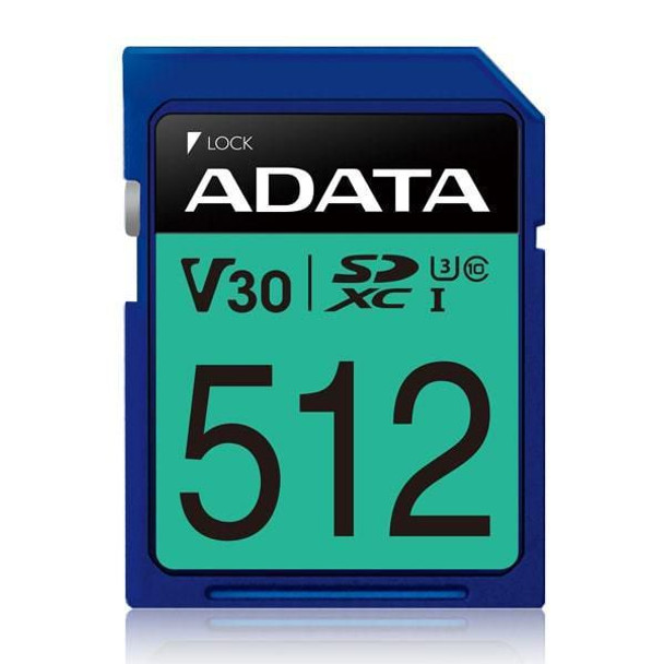 ADATA ASDX512GUI3V30S-R 512GB UHS-I U3 V30S ASDX512GUI3V30S-R