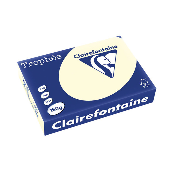 Trophee Card A4 160gm Ivory Pack of 250 1101C CFP1101C