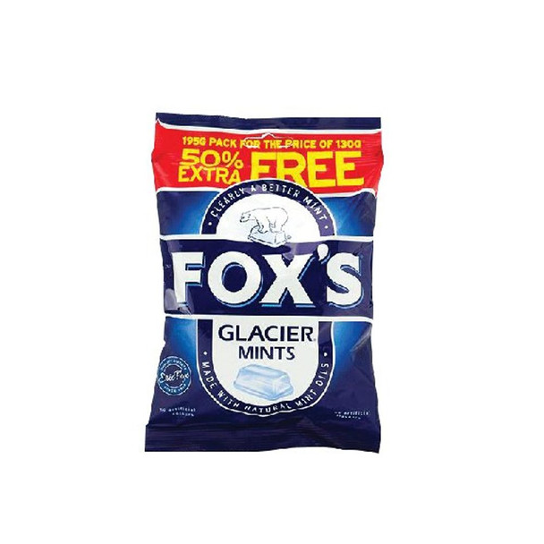 Foxs Glacier Mints 195g No artifical colours or flavours 0401004 BZ92054