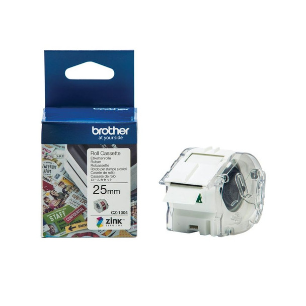 Brother Label Roll 25mm x 5m for the Brother VC-500W Label Printer CZ1004 BA77930