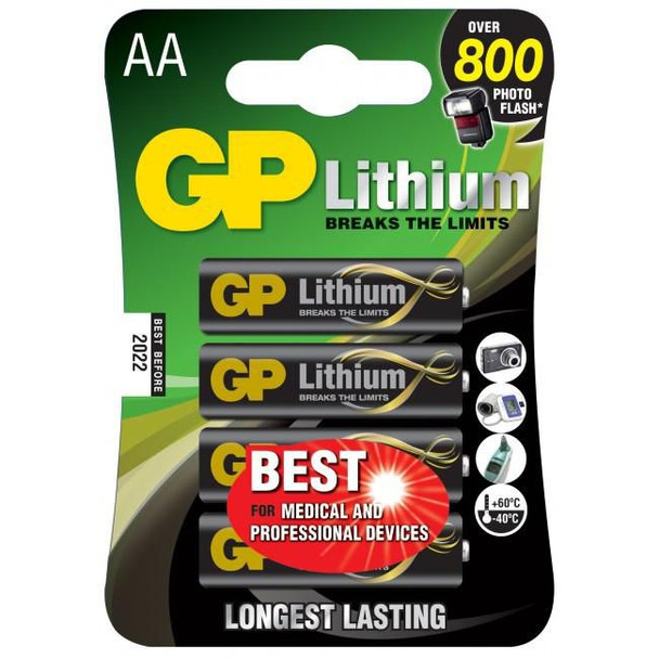 GP Batteries 103154 AA lithium batteri 1.5V. 103154