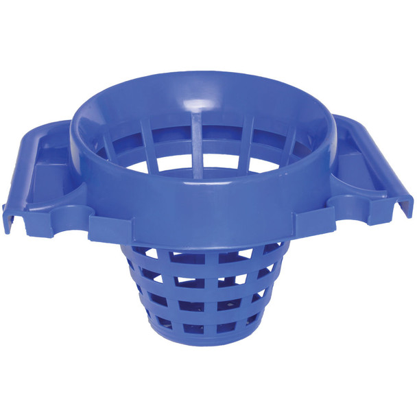 2Work Plastic Mop Bucket with Wringer 15 Litre Blue 102946BU CNT00660