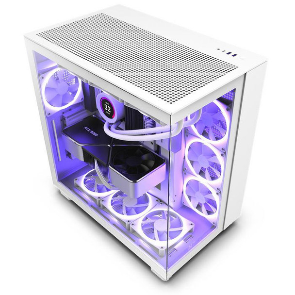 NZXT CM-H91FW-01 H9 All White Midi Tower CM-H91FW-01