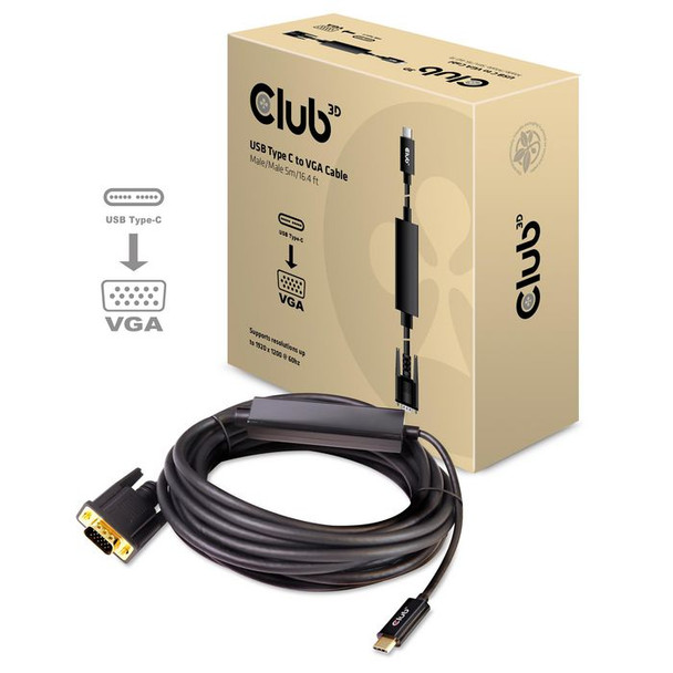 Club3D CAC-1512 Usb Type C To Vga Active CAC-1512