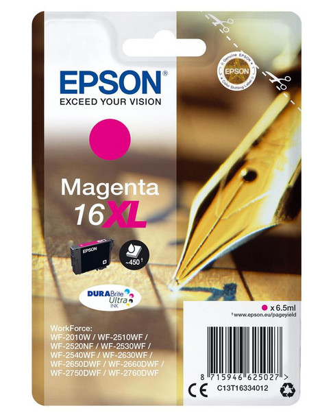 Epson C13T16334022 INK CARTR DURABRITE MAG 16XLS C13T16334022