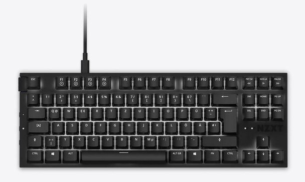 NZXT KB-1TKDE-BR Keyboard Usb Qwertz German KB-1TKDE-BR