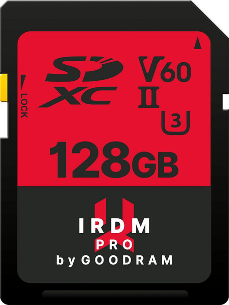 Goodram IRP-S6B0-1280R12 Irdm Pro 128 Gb Sdxc Uhs-Ii IRP-S6B0-1280R12