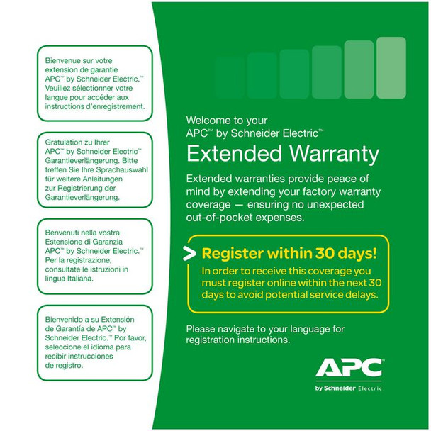 APC WBEXTWAR1YR-SD-01 Uninterruptible Power Supply WBEXTWAR1YR-SD-01