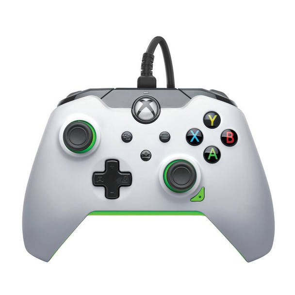 PDP 049-012-WG Wired Controller: Neon White 049-012-WG