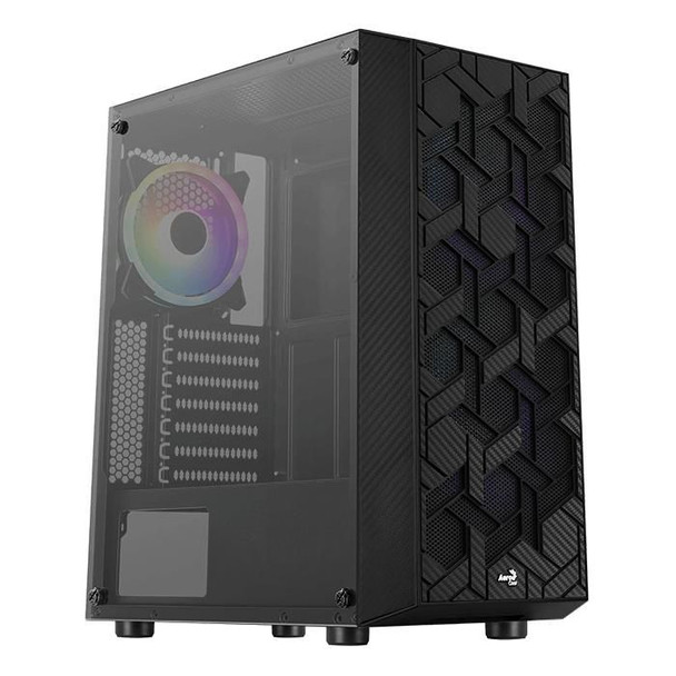 AeroCool ACCM-PV27033.11 Hive-G-Bk-V1 Midi Tower ACCM-PV27033.11