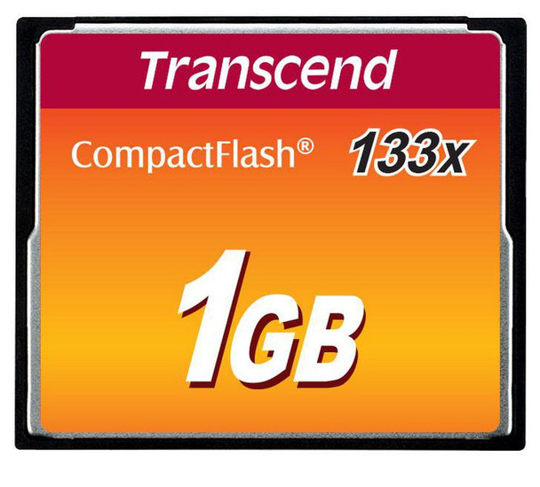 Transcend TS1GCF133 1GB CF CARD X120 SPEED TS1GCF133
