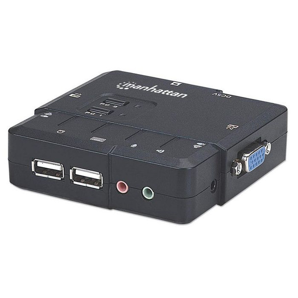 Manhattan 151252 Kvm Switch Compact 2-Port. 2X 151252