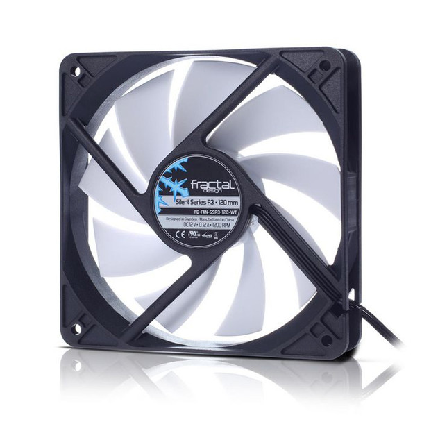 Fractal Design FD-FAN-SSR3-120-WT Silent Series 120mm R3 FD-FAN-SSR3-120-WT