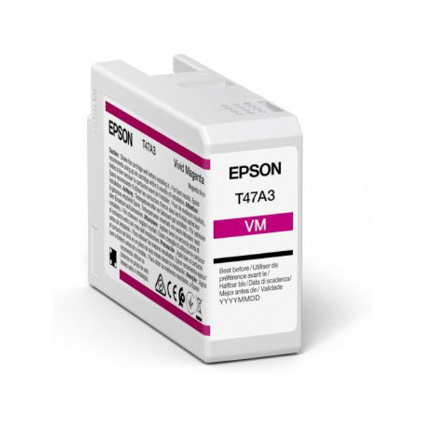 Epson Vivid Magenta Standard Ink Cartridge 50Ml - C13T47A30N C13T47A30N